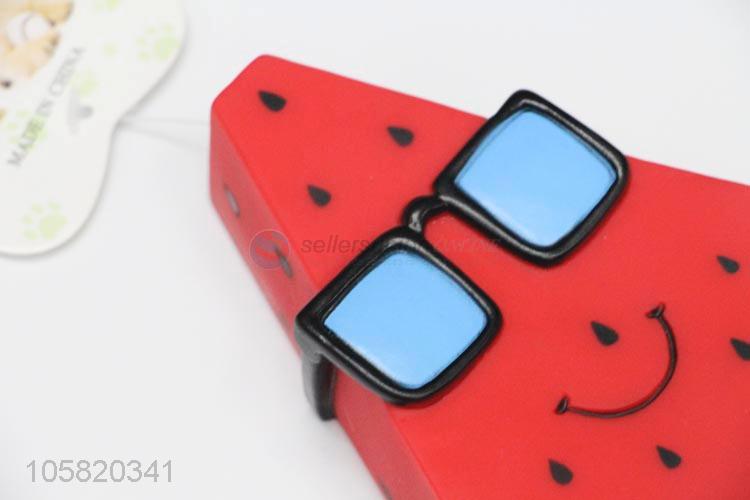 Wholesale Watermelon Shape Pet Chew Toy Sound Toy