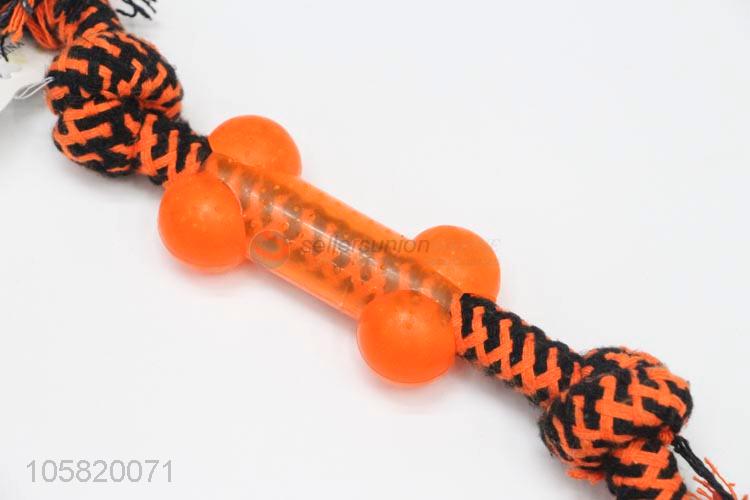 Wholesale Colorful Pet Chew Toy Dog Cotton Rope Toy