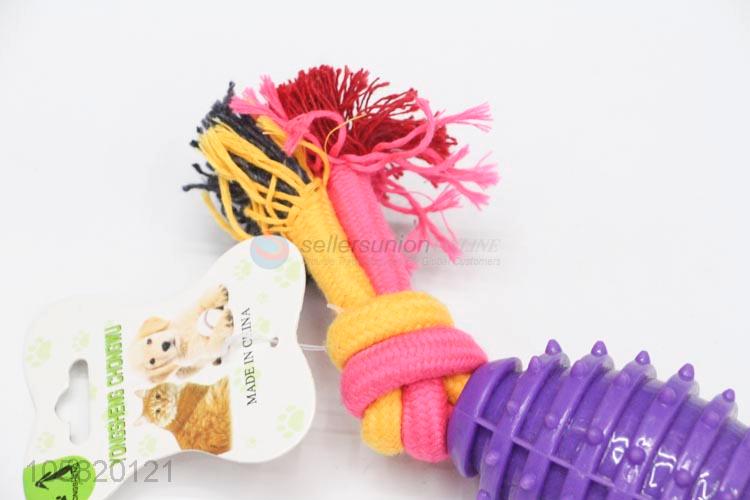 Top Quality Dog Rubber Chew Toy Pet Rope Toy