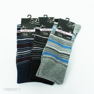 Promotional knitting winter warm long socks for women