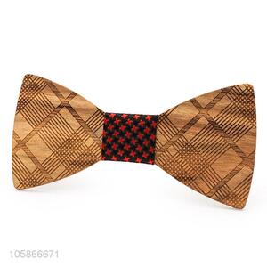 Factory Price Classic Wooden Bow Tie Neckwear