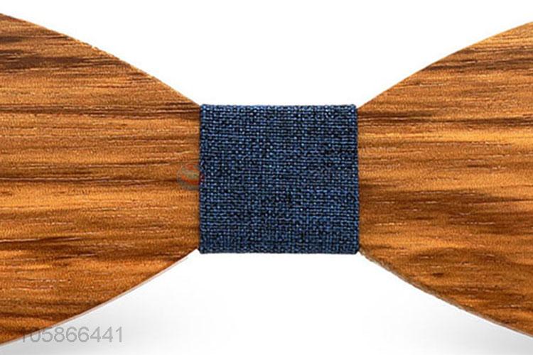 Factory Wholesale Adult Men Shirt Wood Bow Tie