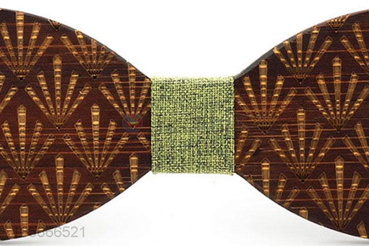 Unique Design Classic Wooden Bow Tie Neckwear