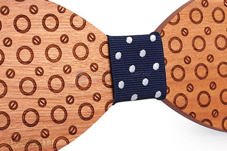 Unique Design  Men 3D Handmade Wooden Bow Tie