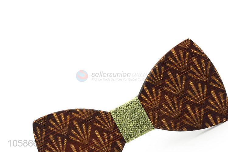 Unique Design Classic Wooden Bow Tie Neckwear