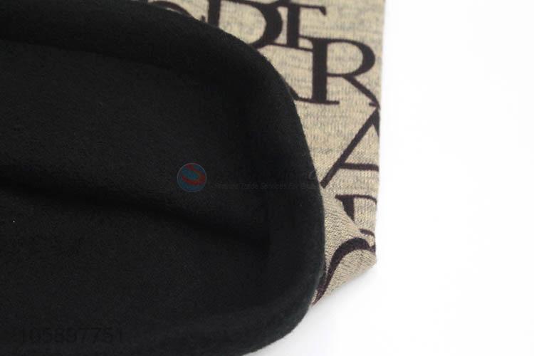 New Design Comfortable Letter Printed Neck Warmer