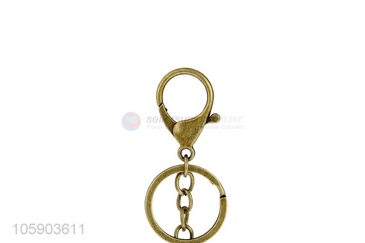 Professional supply retro alloy fishtail pendant key chain