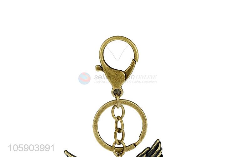 OEM factory eagle alloy pendant key chain key ring