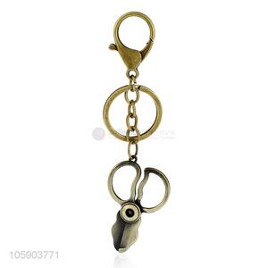 Best sale retro alloy scissor pendant key chain