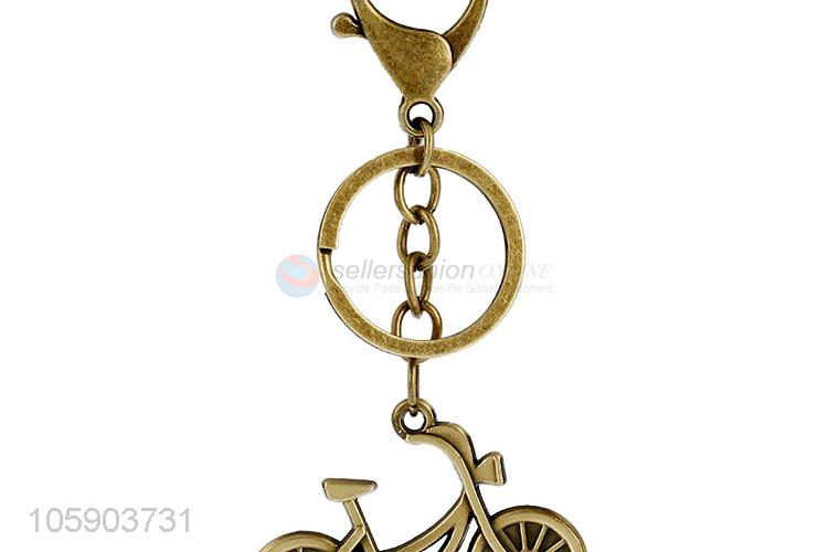 Professional suppliers retro alloy bike pendant key chain