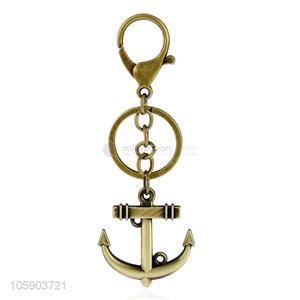 Popular design personalized alloy pendant retro anchor key chain