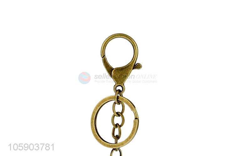 Factory price key chain with retro baseball charms