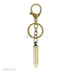 Made in China personalized alloy pendant retro bullet key chain