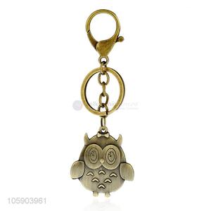 Premium quality personalized alloy pendant retro owl key chain