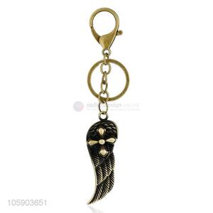 ODM factory retro delicate alloy wing pendant key chain