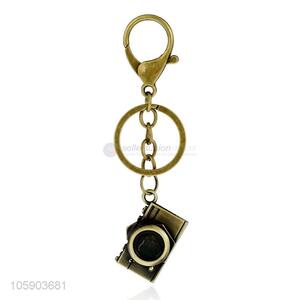 Factory promotional personalized alloy pendant retro camera key chain