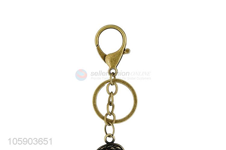 ODM factory retro delicate alloy wing pendant key chain