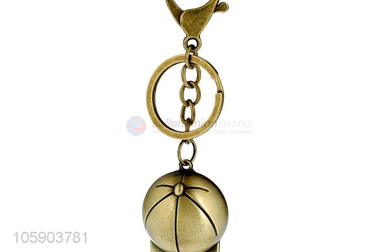 Factory price key chain with retro baseball charms