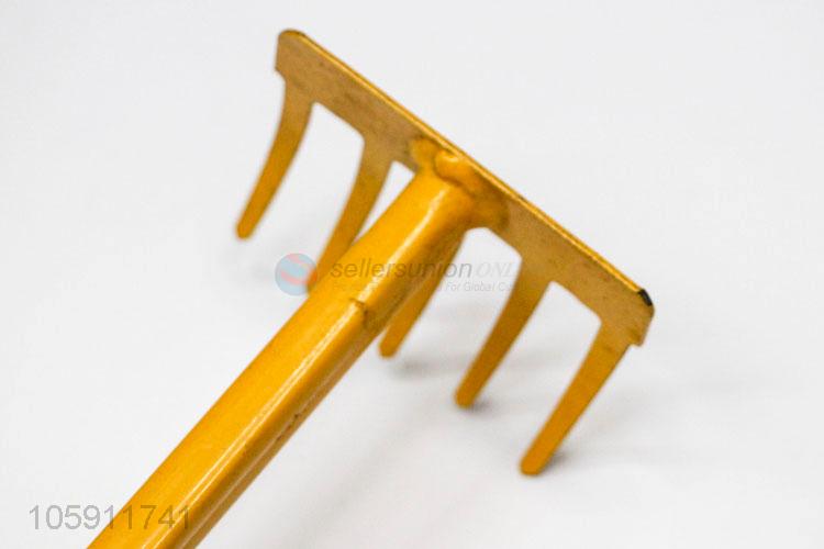 Factory Wholesale Handle Garden Rake for Leaf Grass