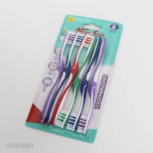 Wholesale 6 Pieces Soft Toothbrush For Adult