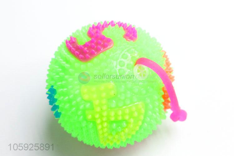 New style custom kids TPR toy ball spiky letter ball