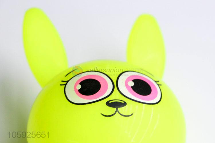 Low price kids TPR puffer ball squishy bunny ball