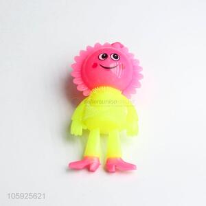 High grade children TPR puffer ball spiky long-legged sunflower ball