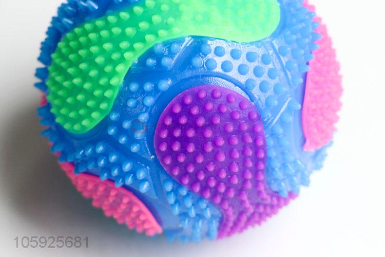 Professional supply children TPR puffer ball colorful spiky ball