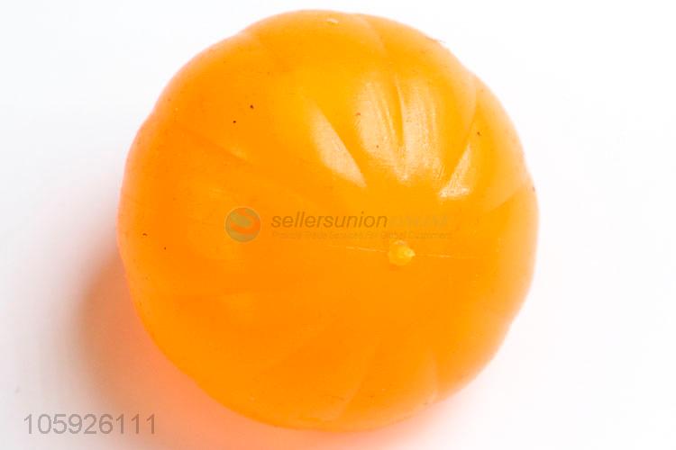 Factory sales children stress toy pumpkin venting ball