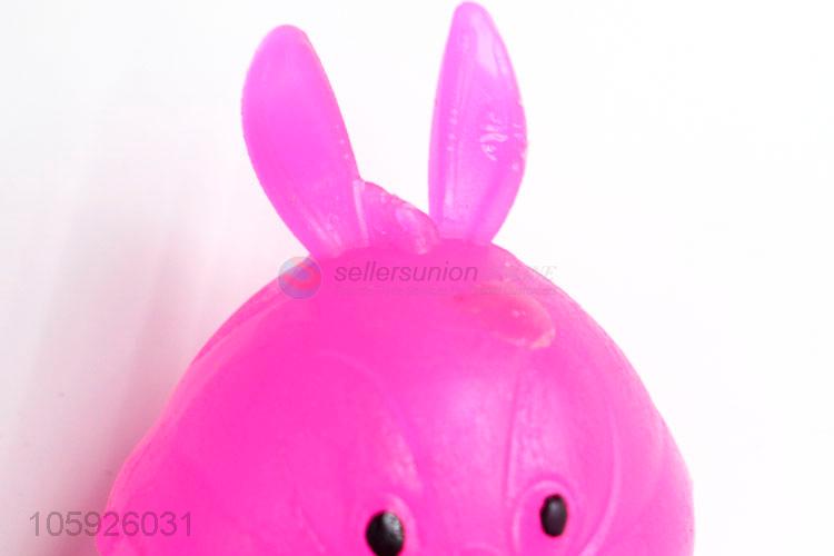 Excellent quality children TPR toy ball rabbit head venting ball