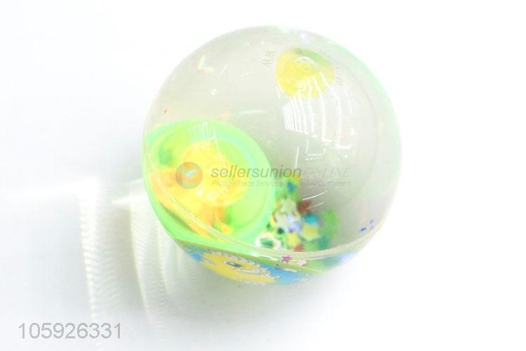 Superior factory kids unicorn crystal flashing light toy ball