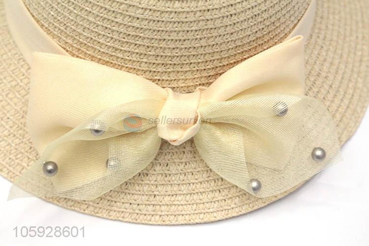 Custom children kids baby beach paper straw hat