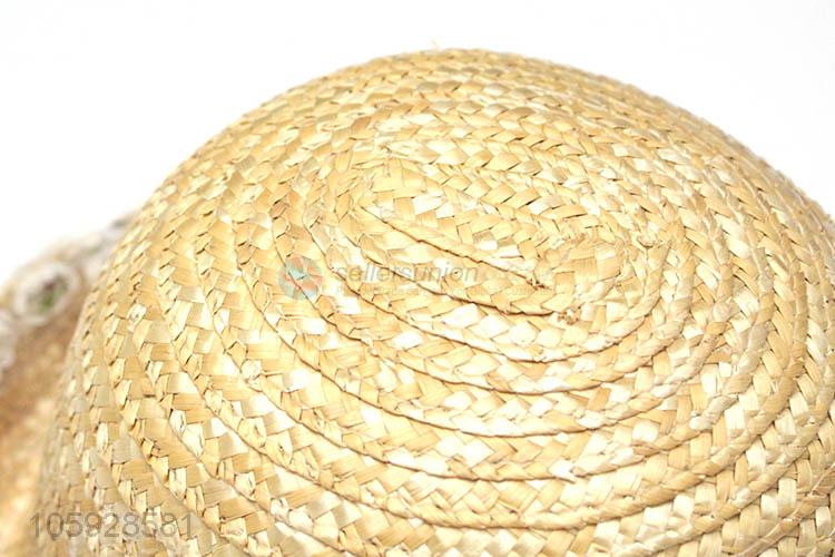 Children wheat straw fedora hats kids cheap child summer hat