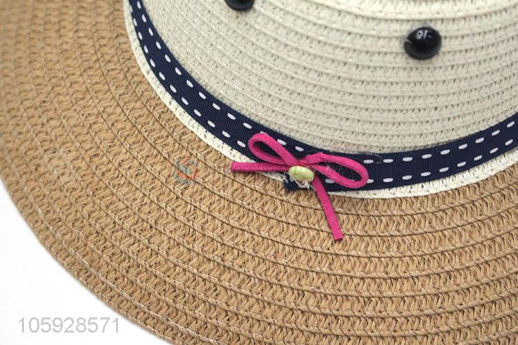 Fashion design summer travel beach natural straw hats