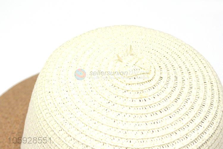 Competitive price directly straw beach hats kids sun visor hats