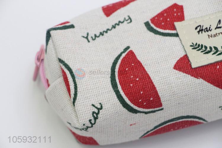 Factory Promotional Watermelon Pattern Kawaii Pen Bag Kids Gift