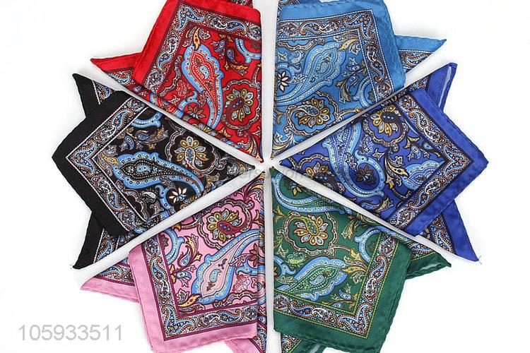 New Arrival Printed Business Pocket Squares For Man