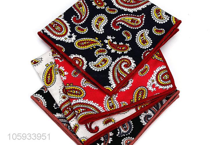 Popular Printed Men Handkerchief Suit Pocket Square