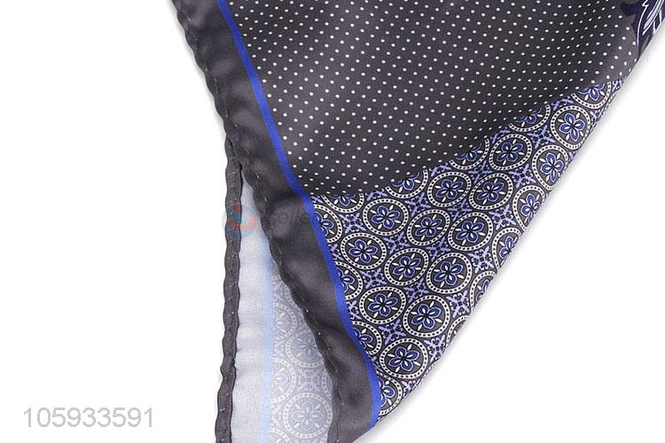 China Manufacture Fashion Polyester Handkerchief For Man