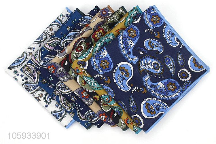 Wholesale Suit Pocket Square Cotton Handkerchief