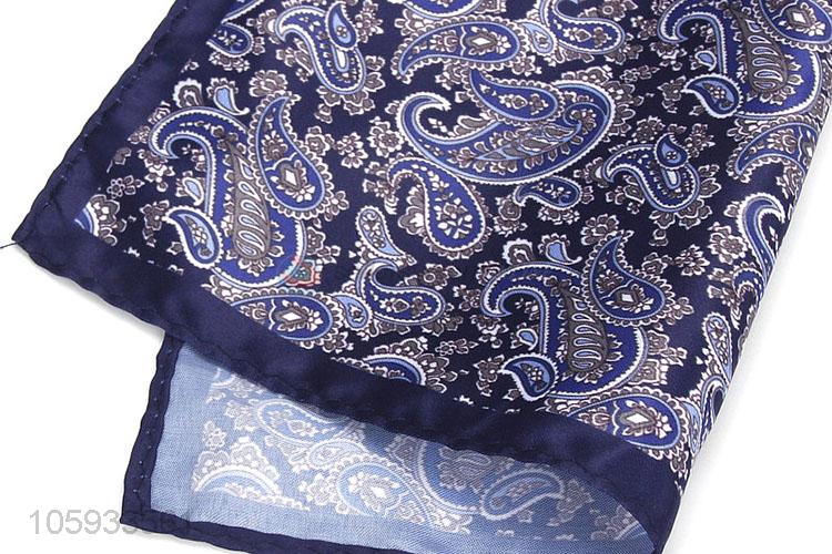 Popular Printed Polyester Pocket Squares For Men