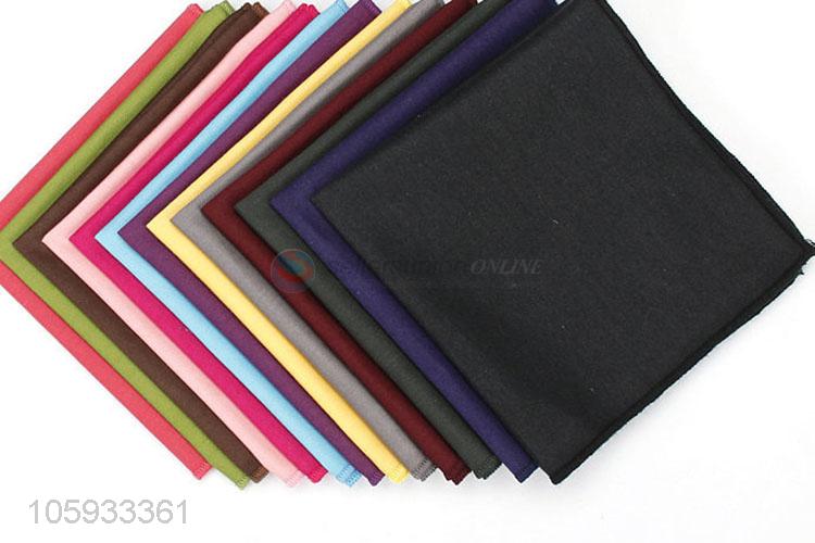 Fashion Pocket Square Cotton Men Handkerchief