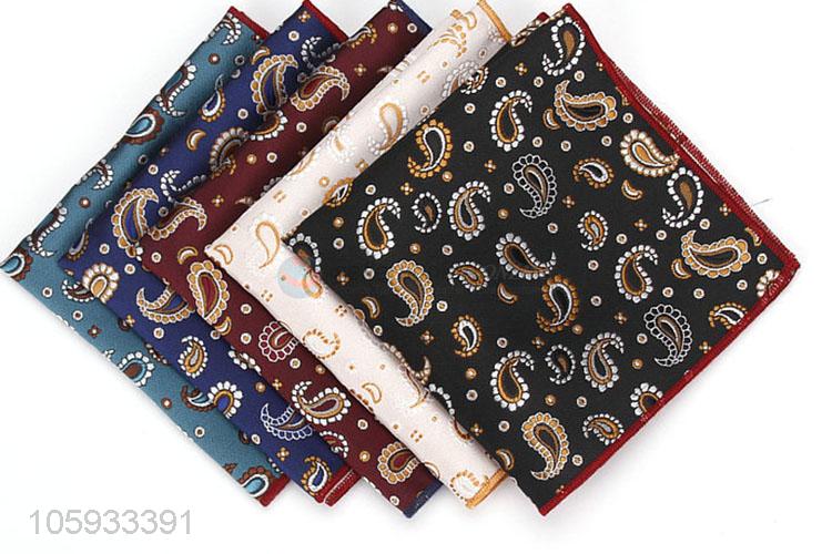 Custom Printed Business Handkerchief Pocket Squares For Men