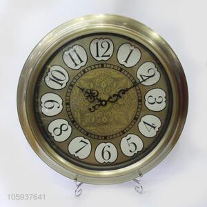 Household Decorative Round Wall Clock Large Hanging Clock