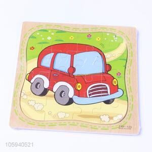 Wholesale Top Quality Colorful Car Wooden Puzzle Toys for Baby