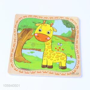 Excellent Quality Cartoon Pattern Educational Wood Puzzle for Baby