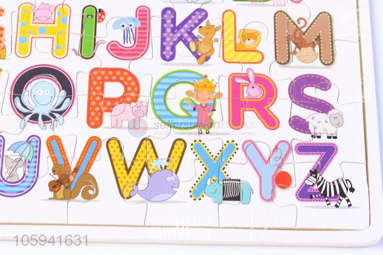 Direct Price Color Letter Kids Cartoon Jigsaw Puzzle Toy