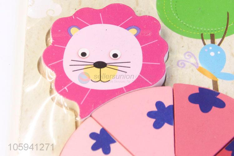 Factory Sale Cute Toys Wooden 3D Puzzle For Kids