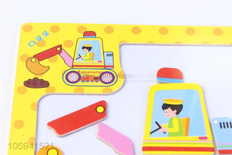 China Hot Sale Educational Developmental Baby Kid Training Toy Magnetic Puzzle