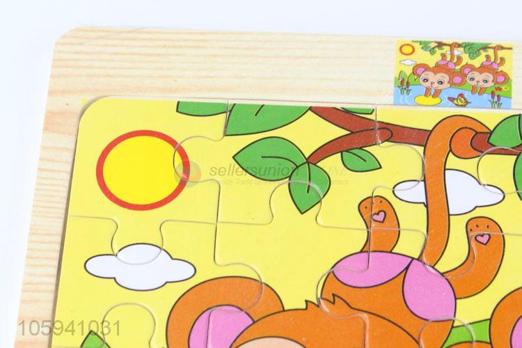 Hot Selling Baby Kids Childrens Education Wooden Puzzle